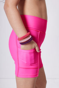 VIP Biker shorts - Electric pink