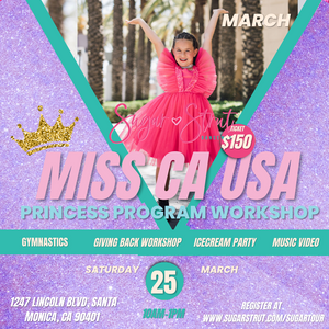 MARCH PRINCESS PROGRAM WORKSHOP - Saturday March 25TH
